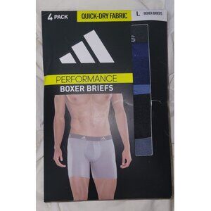 Adidas Performance Boxer Briefs Size Large 4 pack NWT